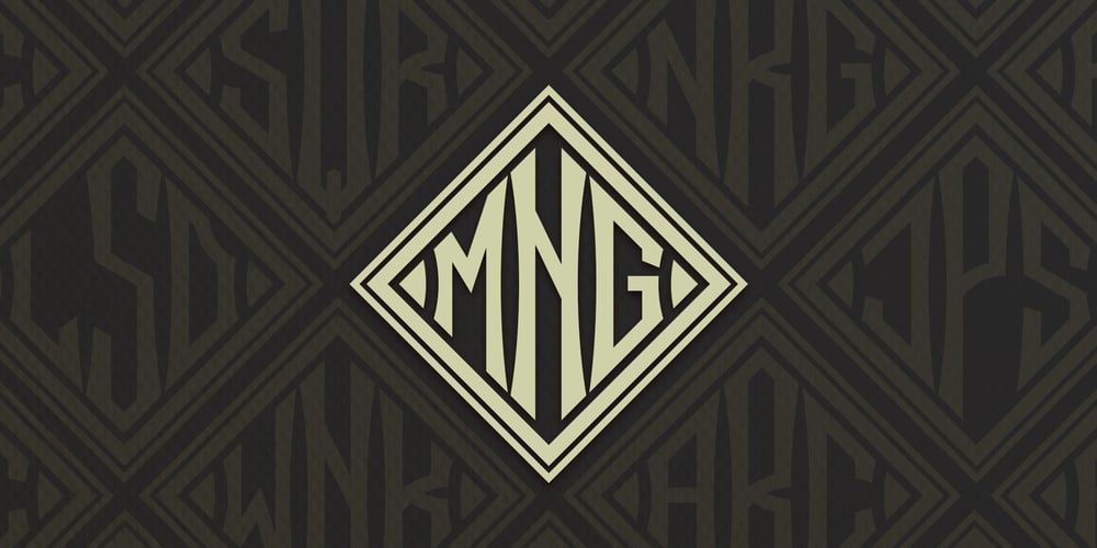 Square Diamond Monogram font