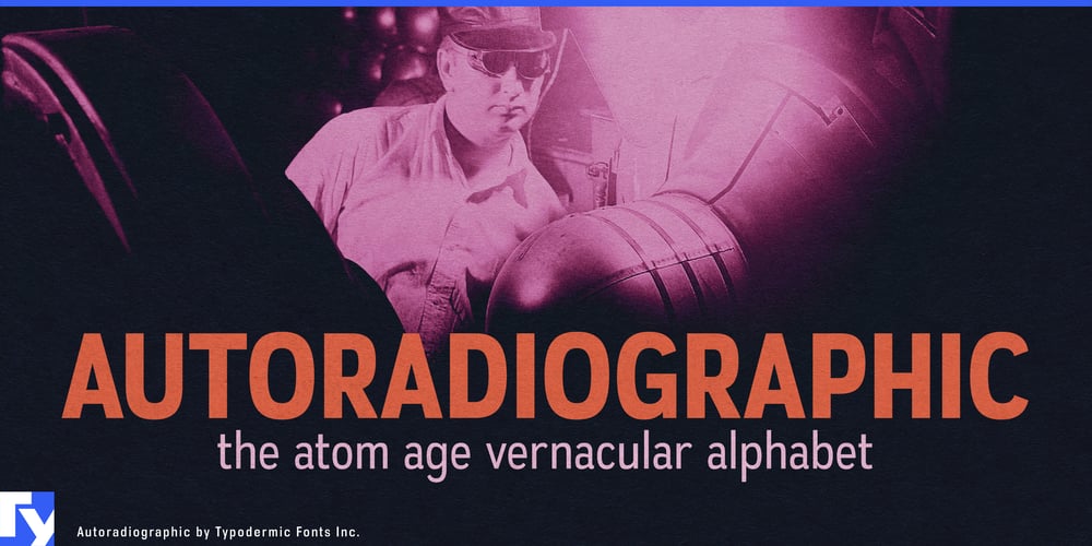 Autoradiographic font