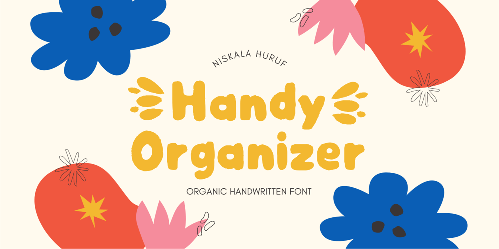 Handy Organizer font
