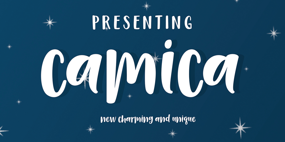 Camica font