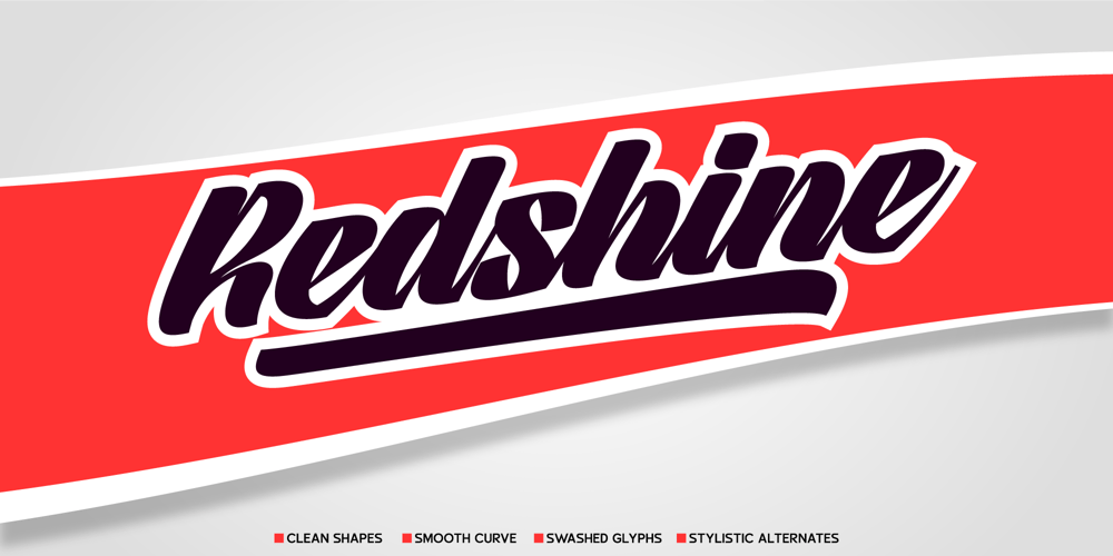 Redshine font