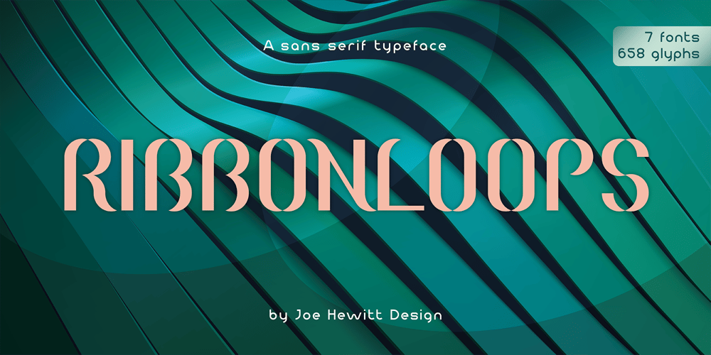 Ribbonloops font