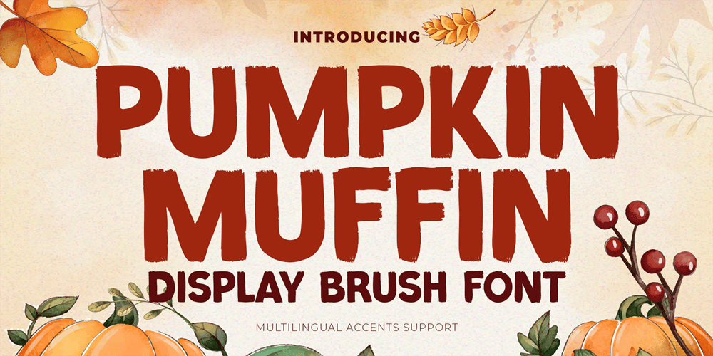 Pumpkin Muffin font