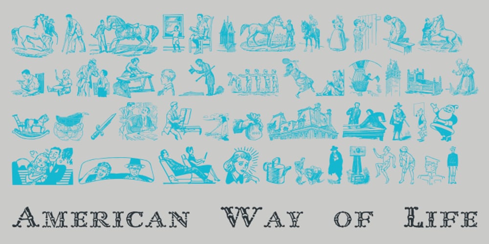 American Way Of Life font