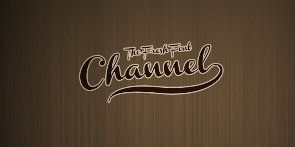 Channel font