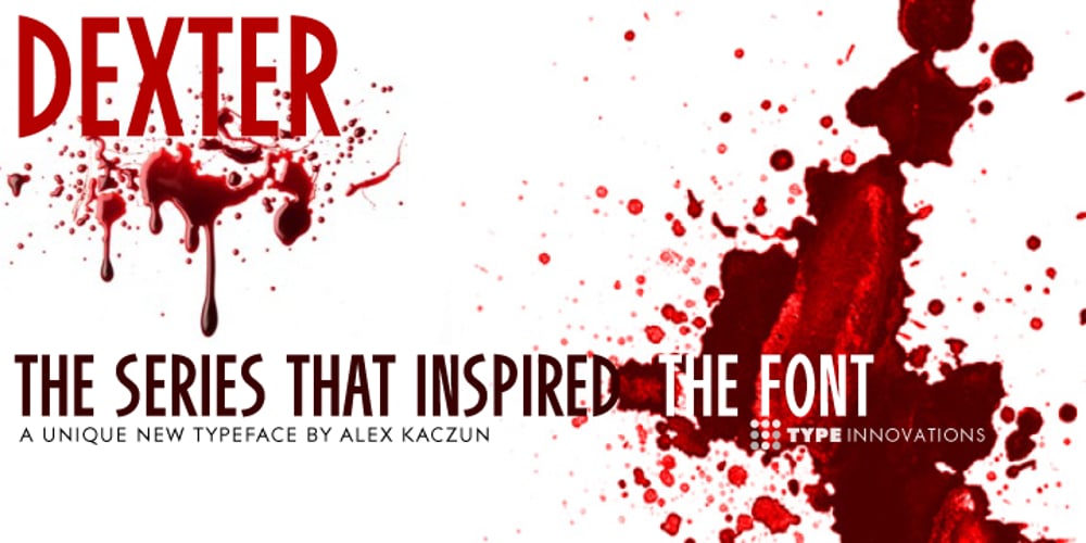 DEXTER font