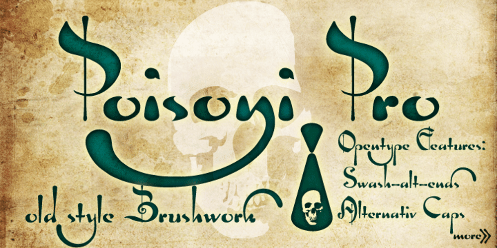 Poisoni Pro font