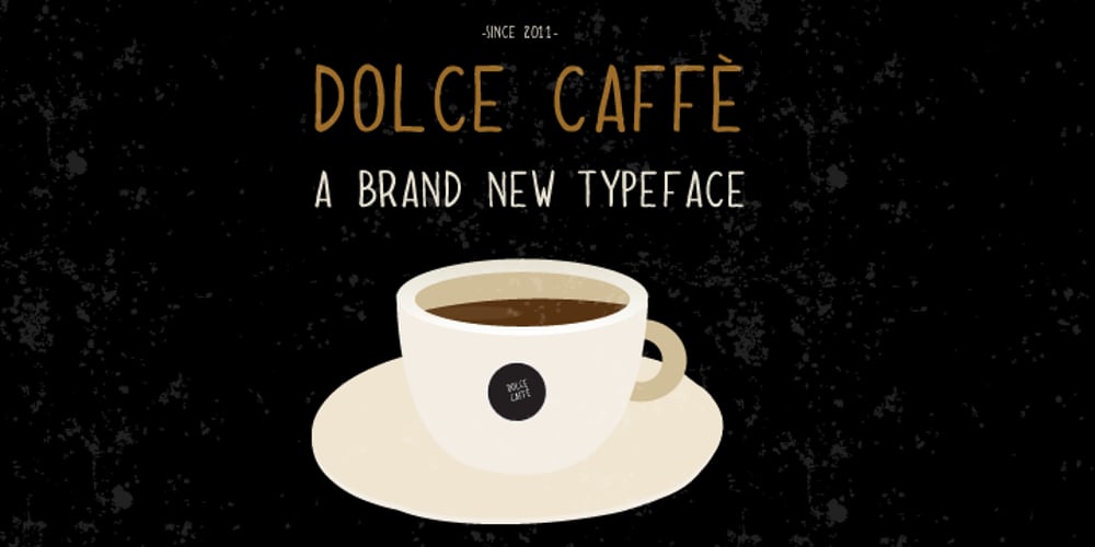 Dolce Caffe font