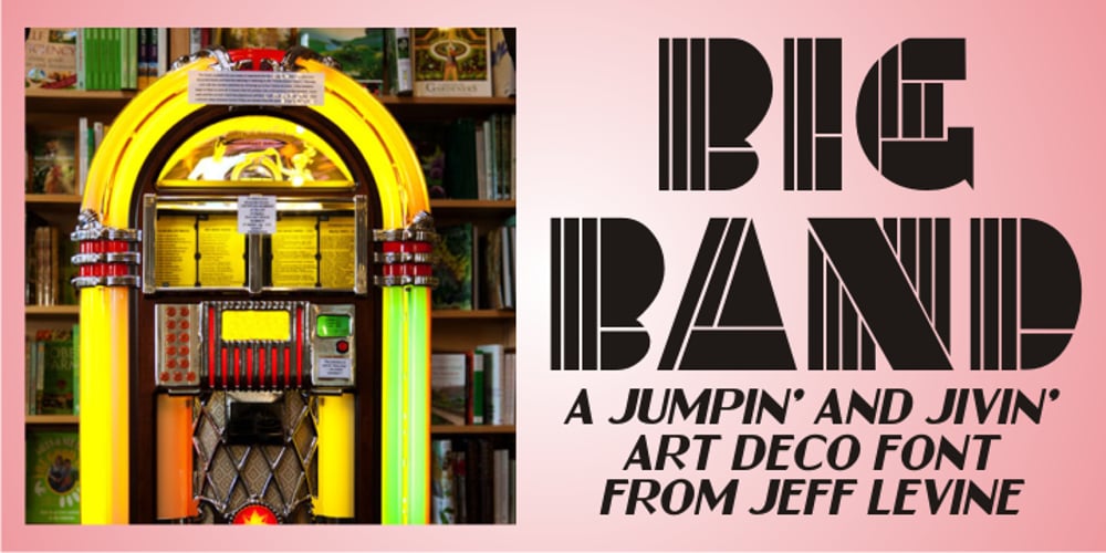 Big Band JNL font