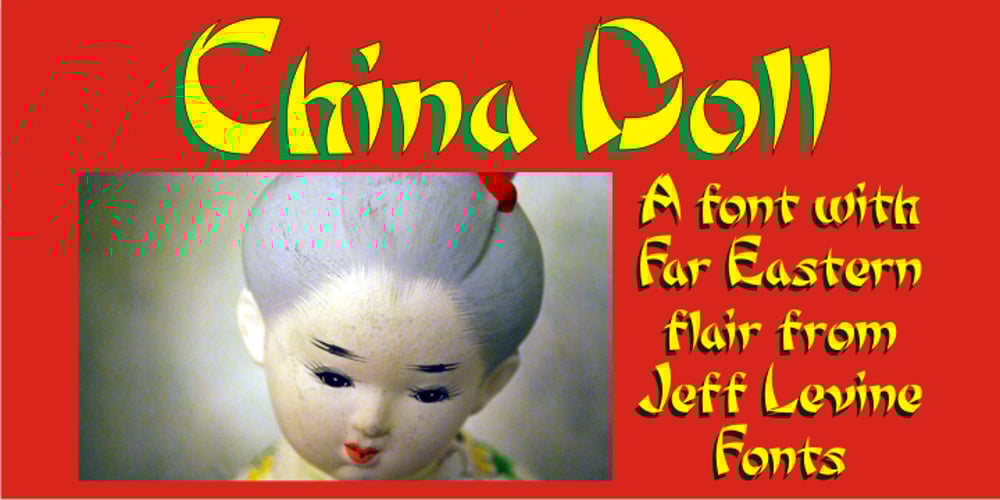 China Doll JNL font