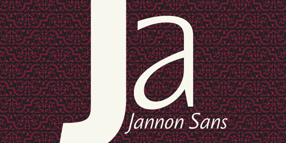 Jannon Sans font