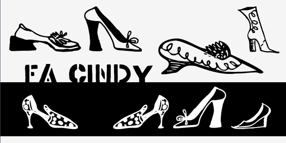 Cindy FA font