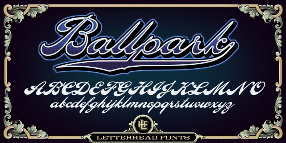LHF Ballpark Script font