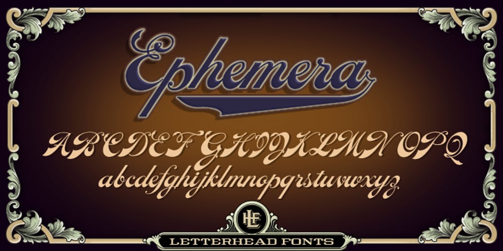 LHF Ephemera font