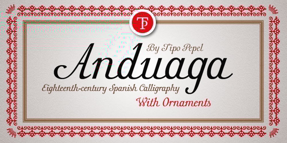 Anduaga font