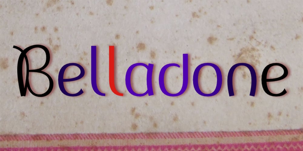 Belladone font