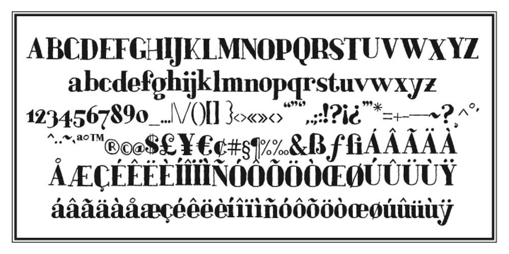 Bodoniez font