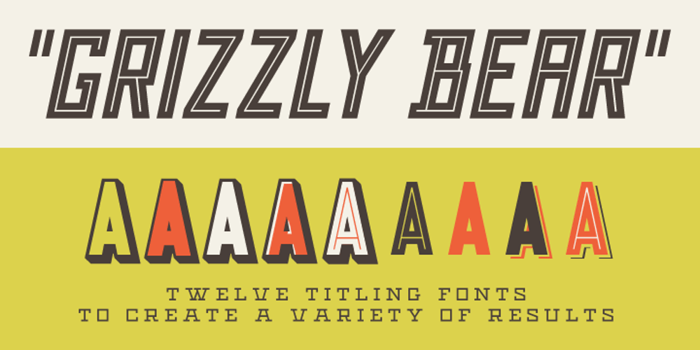 Grizzly Bear font