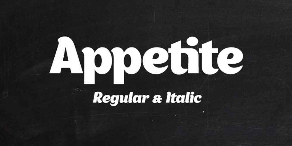 Appetite font