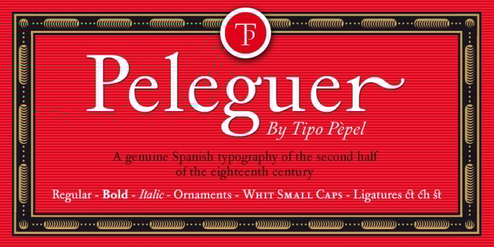 Peleguer font