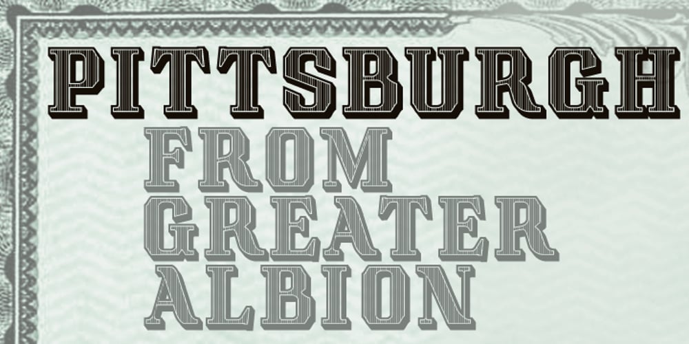 Pittsburgh font
