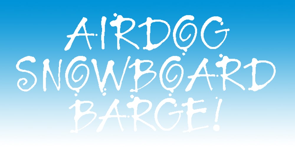 Babaloo font