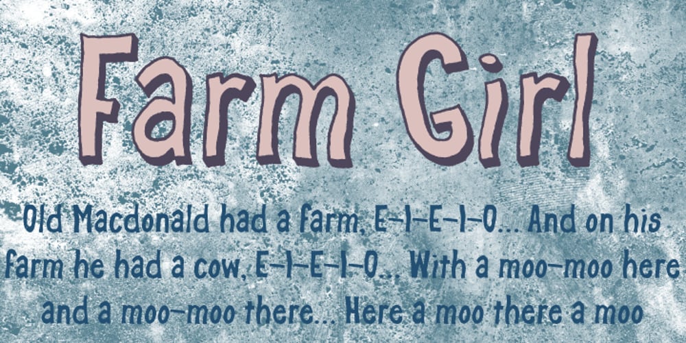 Farm Girl font