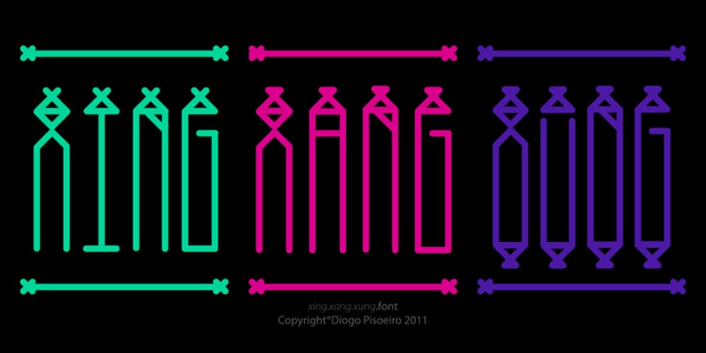XingXungXang font
