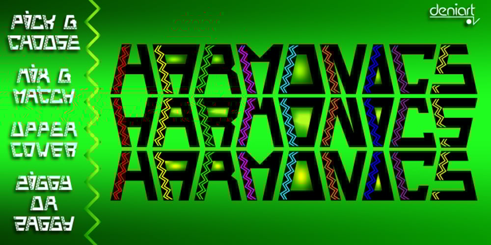 Harmonics font