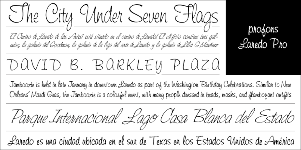 Laredo font