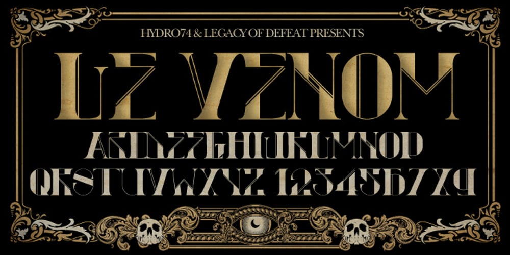 H74 Le Venom font