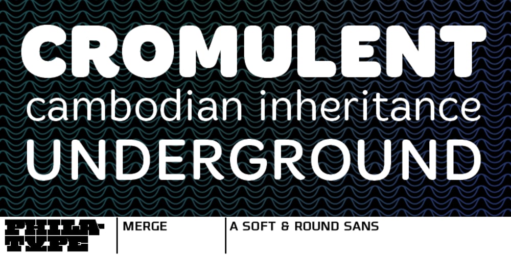 Merge font