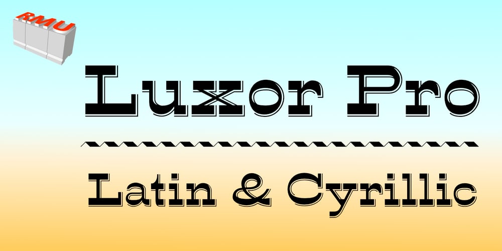 Luxor Pro font