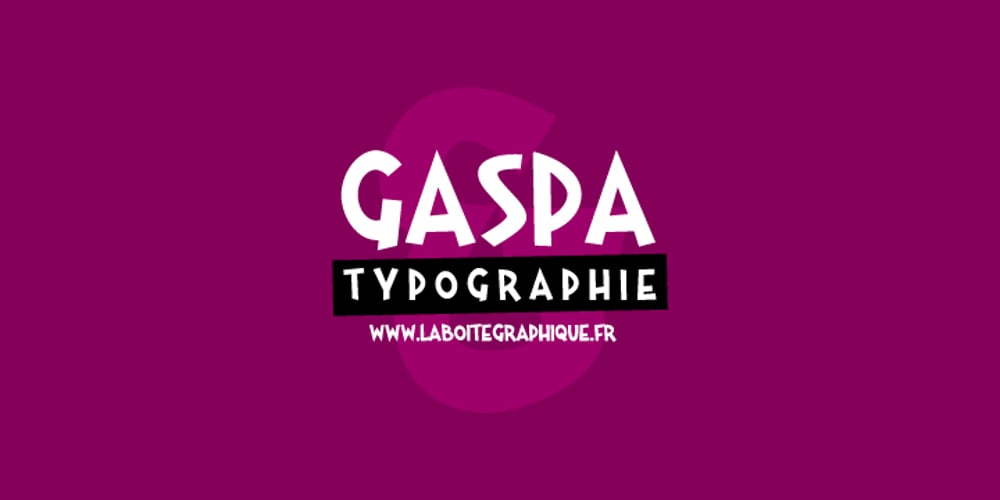 Gaspa font
