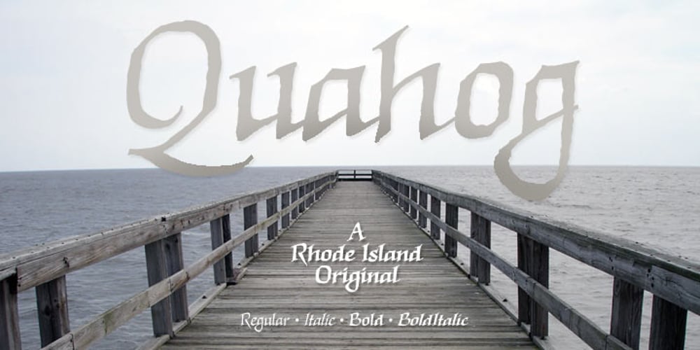 Quahog BB font