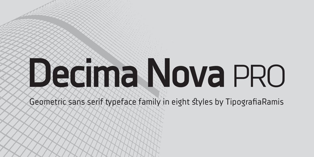 Decima Nova Pro font