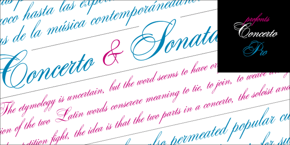 Concerto font