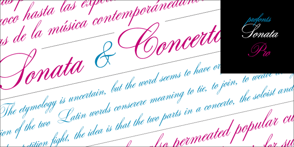 Sonata font
