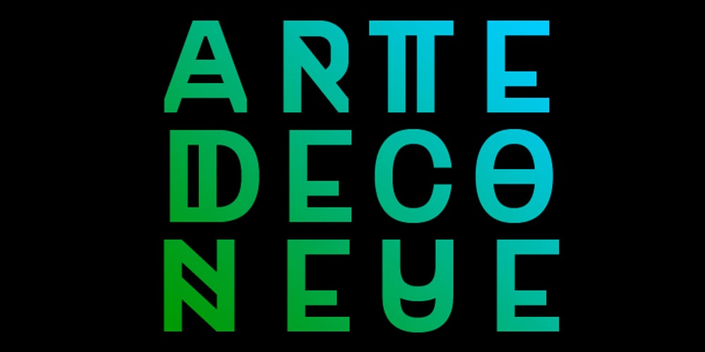 Art Deco Neue font