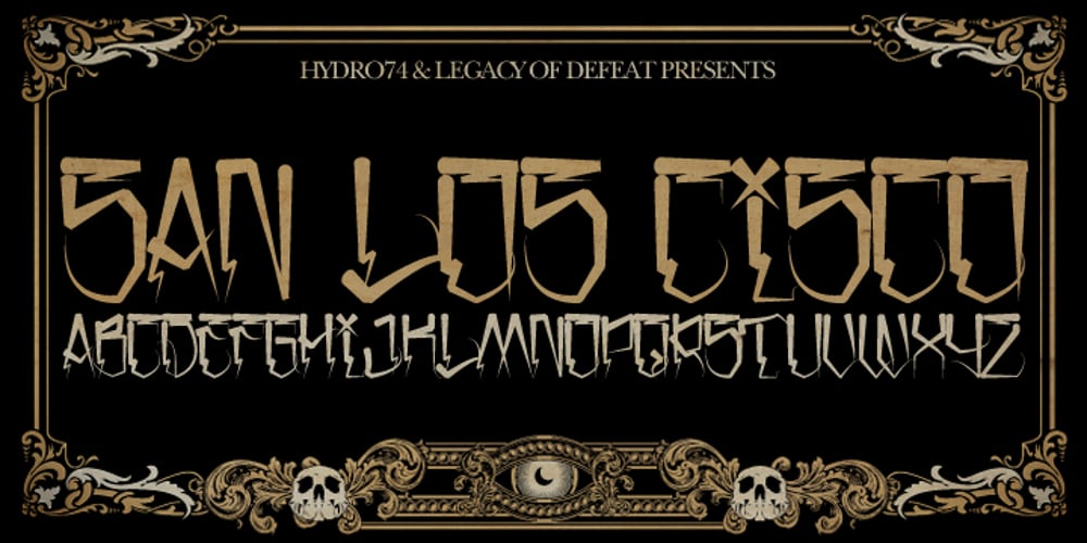 H74 San Loscisco font