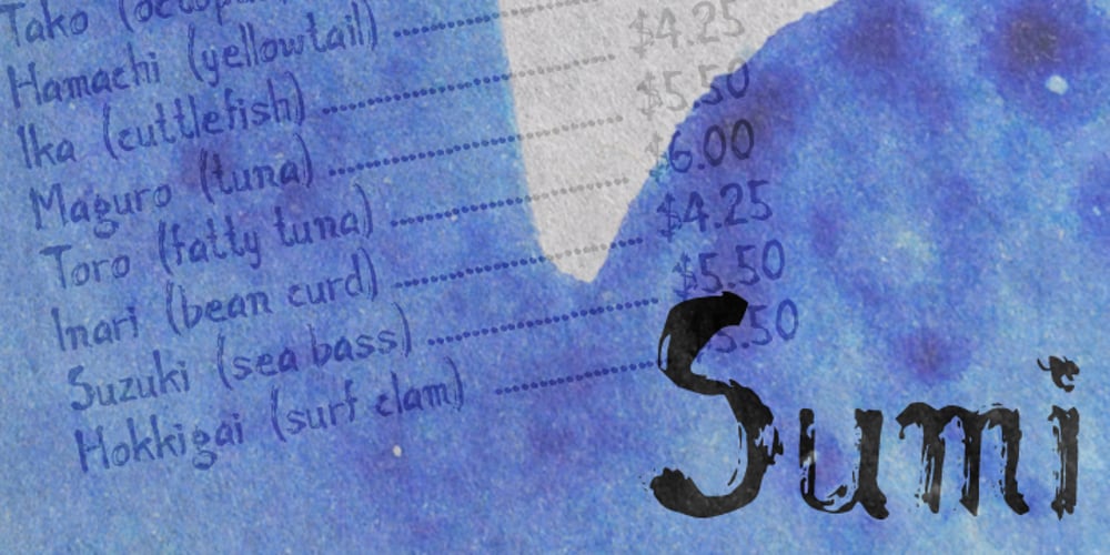 Sumi font