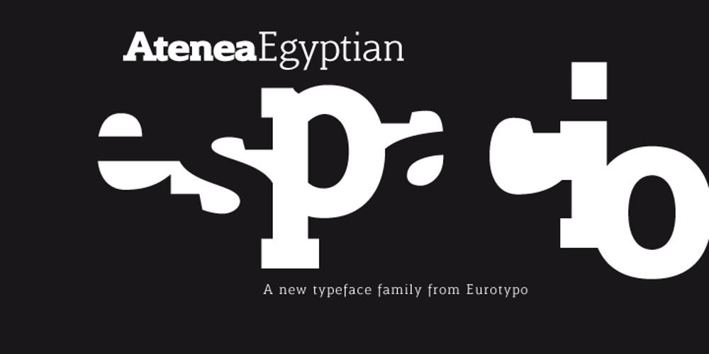 Atenea Egyptian font