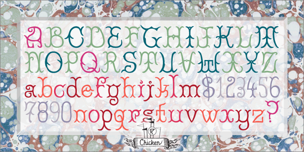 Galerie Simpson font