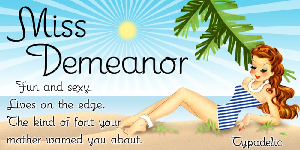 Miss Demeanor font