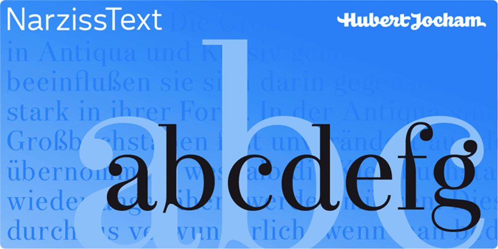 Narziss Text font