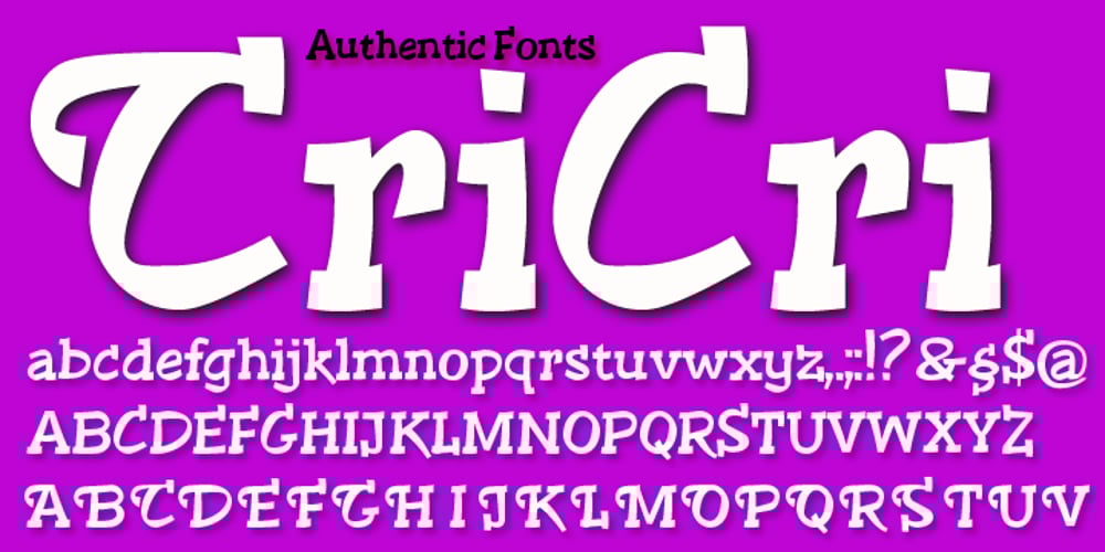 Cri Cri font
