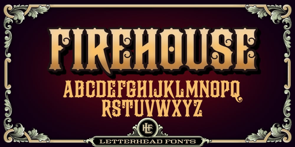 LHF Firehouse font