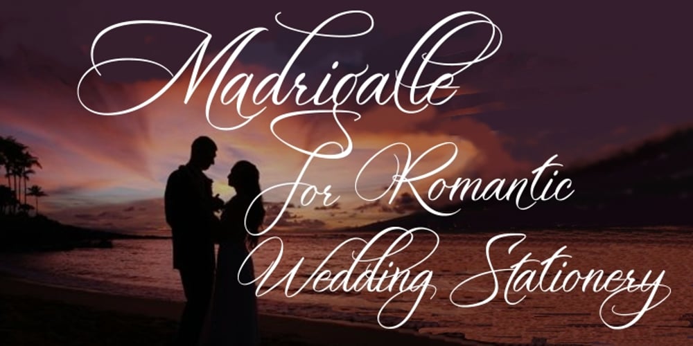 Madrigalle font