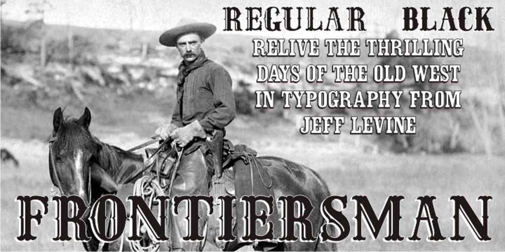 Frontiersman JNL font