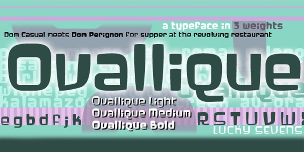 Ovallique font